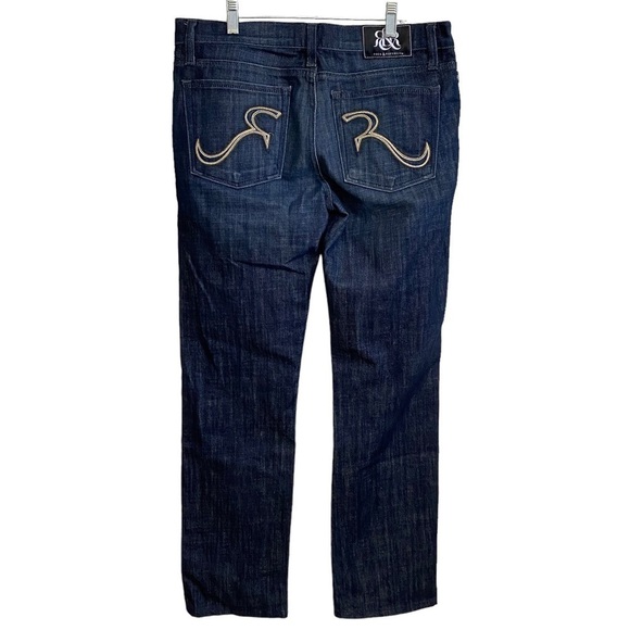 Rock & Republic Stella Dark Indigo Blue Jeans Size 30 - Picture 5 of 8